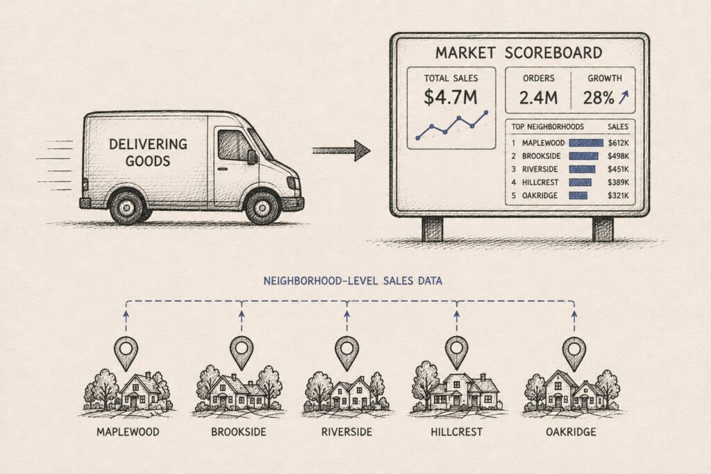 Quick commerce retail media scoreboard